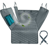 Dog Car Seat Cover 100% Waterproof Pet Dog Travel Mat Mesh Dog Carrier Car Hammock Cushion Protector With Zipper and Pocket