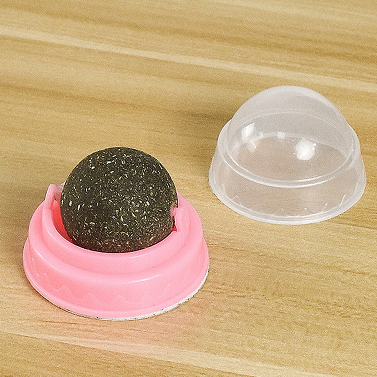 New Catnip Pure Natural Cats Candy Snack Ball Rotatable Toy Cat Molar Toothpaste Edible Bolus Teeth Cleaning Bite-resistant Toys