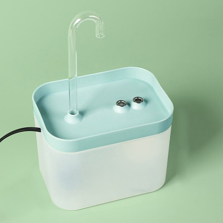 Ultra-Quiet Cat Water Fountain Filter Smart Automatic Pet Dog Water Dispenser&Burnout Prevention Pump1.5L Recirculate Filtrin