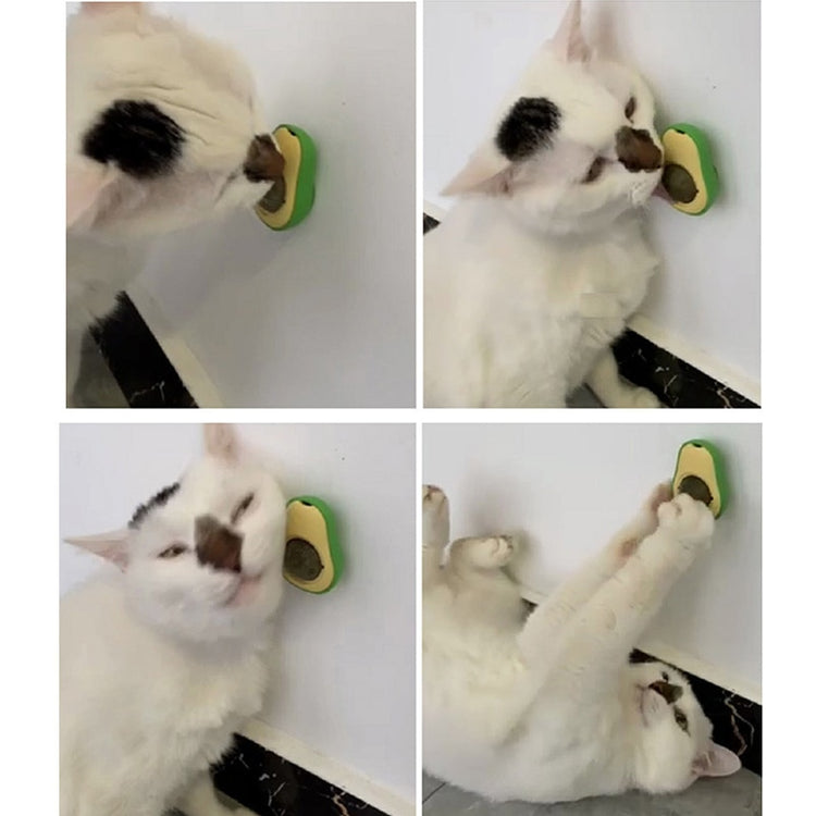 New Catnip Pure Natural Cats Candy Snack Ball Rotatable Toy Cat Molar Toothpaste Edible Bolus Teeth Cleaning Bite-resistant Toys
