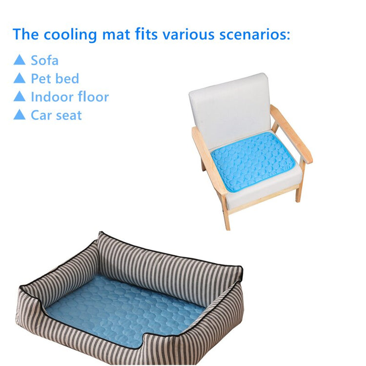 Dog Cooling Mat Cool Pad Mat for Dogs Cat Breathable Blanket Cat Ice Pads Washable Summer Sofa Pet Dog Bed Pet Mat