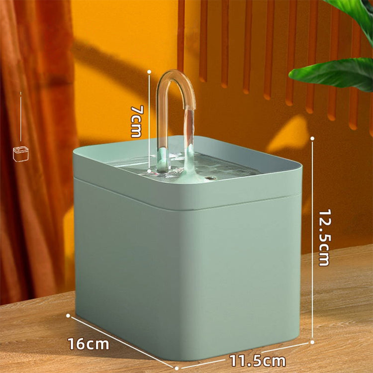 Ultra-Quiet Cat Water Fountain Filter Smart Automatic Pet Dog Water Dispenser&amp;Burnout Prevention Pump1.5L Recirculate Filtrin