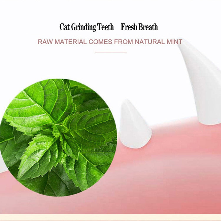 New Catnip Pure Natural Cats Candy Snack Ball Rotatable Toy Cat Molar Toothpaste Edible Bolus Teeth Cleaning Bite-resistant Toys
